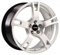 Wheels 4Go 35 R15 W6.5 PCD4x98 ET35 DIA58.6 Silver+Black