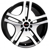 Wheels 4Go 60R R18 W8.5 PCD5x114.3 ET35 DIA73.1 Silver+Black