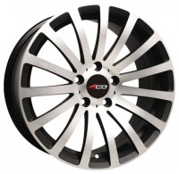 Wheels 4Go 66R R16 W7 PCD4x108 ET27 DIA65.1 Silver+Black