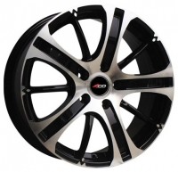 Wheels 4Go 69 R14 W6 PCD4x98 ET20 DIA58.6 Silver+Black