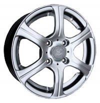 Wheels 4Go S266 R15 W6 PCD4x114.3 ET45 DIA66.1 Silver