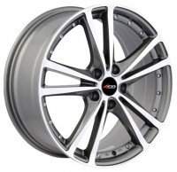 Wheels 4Go SD-119 R14 W6 PCD4x98 ET38 DIA58.6 Silver+Black