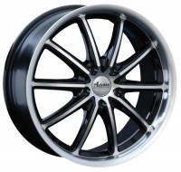 Wheels Advanti M7536 R17 W7 PCD4x100 ET40 DIA73.1 Silver+Black