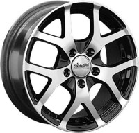 Wheels Advanti SF59 R17 W7 PCD5x100 ET45 DIA73.1 Silver+Black