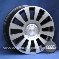 Wheels Aleks 205 R16 W7 PCD5x100 ET42 DIA57.1 Silver+Black
