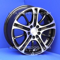 Wheels Aleks 5103 R14 W6 PCD4x98 ET35 DIA58.6 Silver+Black