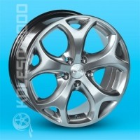 Wheels Aleks 5555 R16 W7 PCD5x112 ET35 DIA73.1 Chrome