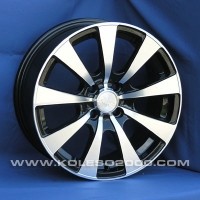 Wheels Aleks 6009 R15 W6 PCD4x100 ET38 DIA73.1 BFMB