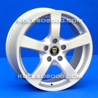 Wheels Aleks 6639 R17 W7.5 PCD5x114.3 ET40 DIA67.1 Silver