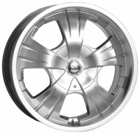 Wheels Alessio Modena R14 W6 PCD4x100 ET38 DIA69.1 Silver