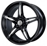 Wheels Aluchrom 262 R18 W8 PCD5x112 ET38 DIA73.1 Silver+Black