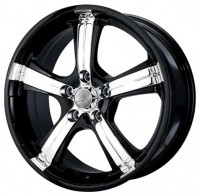 Wheels Aluchrom 306 R17 W7 PCD5x100 ET45 DIA67.1 Silver+Black