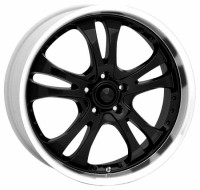 Wheels American Racing AR-393 Casino R17 W7.5 PCD5x114.3 ET40 DIA72.69 Silver+Black