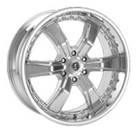 Wheels American Racing AR-600 Razor 6 R22 W9.5 PCD6x139.7 ET30 DIA107.95 Chrome