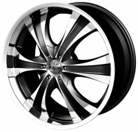 Wheels Antera 385 R22 W10 PCD5x120 ET40 DIA74.1 Silver+Black