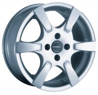 Wheels Borbet CR R15 W7 PCD5x100 ET35 DIA0 Silver