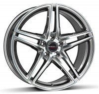 Wheels Borbet XRT R17 W8 PCD5x114.3 ET45 DIA0 Graphite. Polished end fa