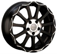 Wheels Catwild R5 R15 W6 PCD4x108 ET53 DIA63.3 Silver+Black