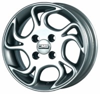 Wheels CMS 129 Dionysos R13 W5.5 PCD4x114.3 ET35 DIA70.1 Silver
