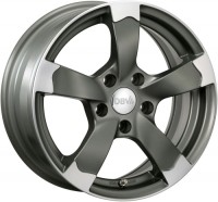 Wheels DBV Torino II R15 W6.5 PCD4x100 ET35 DIA63.3 Anthracite
