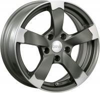 Wheels DBV Torino II R15 W6.5 PCD5x100 ET38 DIA57.1 Anthracite