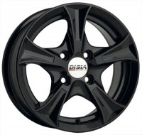 Wheels Disla Luxury R14 W6 PCD4x100 ET37 DIA67.1 Black