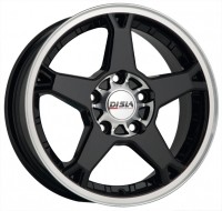 Wheels Disla Rapide R17 W7.5 PCD5x114.3 ET40 DIA72.6 Black