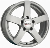 Wheels Disla Tornado R15 W6.5 PCD5x100 ET40 DIA67.1 Silver