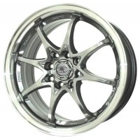 Wheels F&R 206 R17 W7 PCD5x114.3 ET42 DIA73.1 Silver+Black