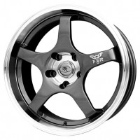 Wheels F&R 316 R17 W7.5 PCD5x114.3 ET32 DIA73.1 Silver+Black