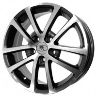 Wheels F&R 531 R16 W6.5 PCD5x112 ET45 DIA57.1 Silver+Black