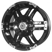 Wheels F&R 6028 R18 W8.5 PCD6x139.7 ET0 DIA110.5 Silver+Black