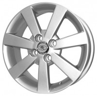 Wheels F&R 675 R15 W6 PCD4x100 ET45 DIA54.1 Silver