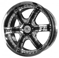 Wheels F&R 723 R22 W9.5 PCD6x139.7 ET15 DIA110.5 Silver+Black