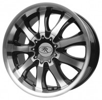 Wheels F&R 859 R18 W8 PCD6x139.7 ET10 DIA110.5 Silver+Black