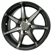 Wheels F&R H275 R16 W7 PCD4x108 ET25 DIA65.1 Silver+Black