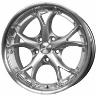 Wheels F&R KR348 R17 W7.5 PCD5x120 ET15 DIA74.1 Silver