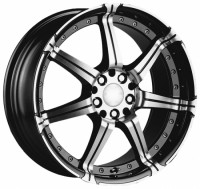 Wheels F&R KR518 R17 W7.5 PCD5x114.3 ET42 DIA73.1 Silver+Black