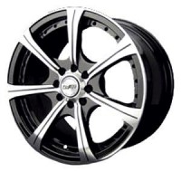 Wheels Forsage P1125 R17 W7 PCD4x100 ET40 DIA73.1 Silver+Black