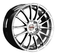 Wheels Forsage P1225 R17 W7 PCD5x100 ET48 DIA0 Silver