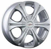 Wheels Forsage P1232 R15 W6 PCD4x100 ET45 DIA56.6 Silver