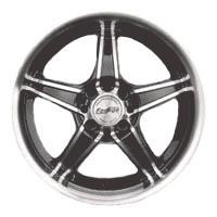 Wheels Forsage P1311 R15 W7 PCD4x100 ET40 DIA67.1 Silver+Black