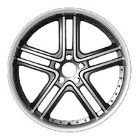 Wheels Forsage P1347 R18 W8.5 PCD5x100 ET38 DIA73.1 Silver+Black