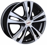 Wheels Forsage P1421 R16 W6.5 PCD5x108 ET50 DIA63.4 Silver+Black