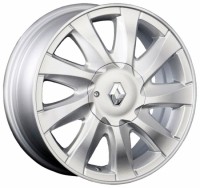 Wheels Forsage W012 R15 W6 PCD4x100 ET50 DIA60.1 Silver