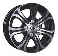 Wheels GR A708 R14 W6 PCD4x98 ET38 DIA0 Chrome