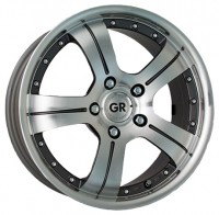 Wheels GR H005 R16 W7 PCD5x100 ET40 DIA73.1 Silver