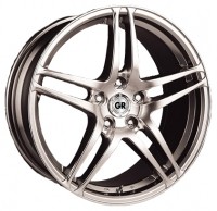 Wheels GR HS-032 R14 W6 PCD4x100 ET45 DIA73.1 Silver