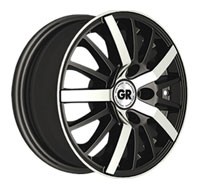 Wheels GR T-353 R14 W5.5 PCD4x100 ET45 DIA73.1 Black