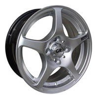 Wheels GR T157 R14 W6 PCD4x100 ET38 DIA0 Silver